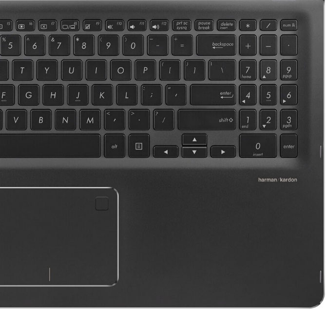 حسگر اثر انگشت در تاچ پد ایسوس ZenBook Flip UX561UN